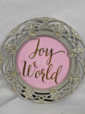 Set of 2 Small Rhinestone Photo Frames